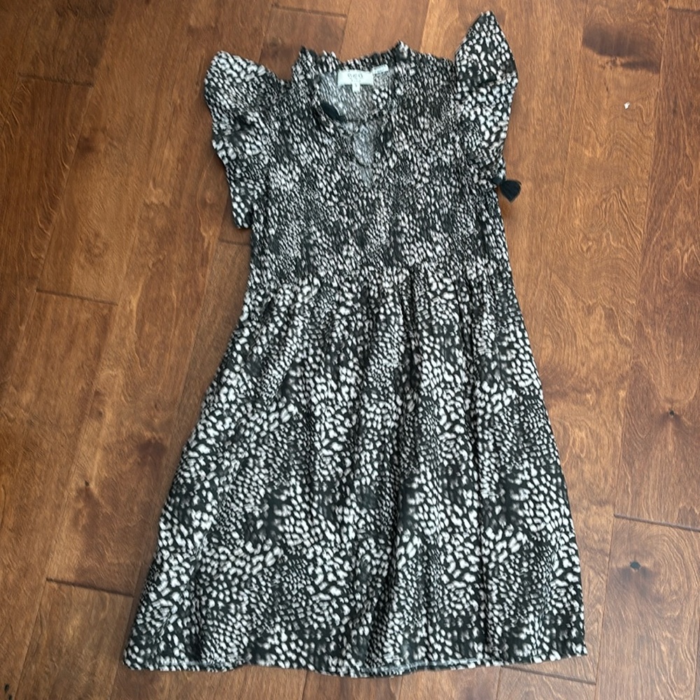 Sea Calla Cheetah Smocked Dress